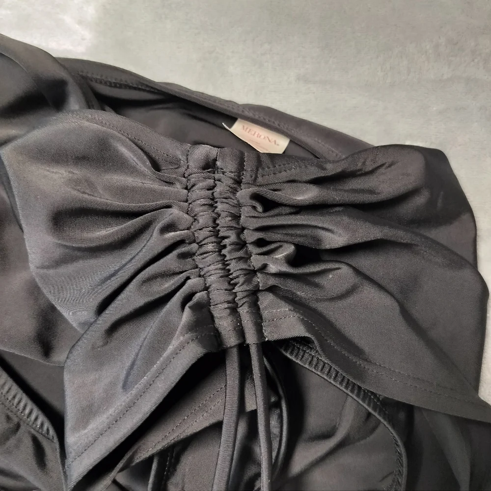 2/$30 Merona Black Bikini Swim Suit Bottoms‎ Womens Size M Beach Pool